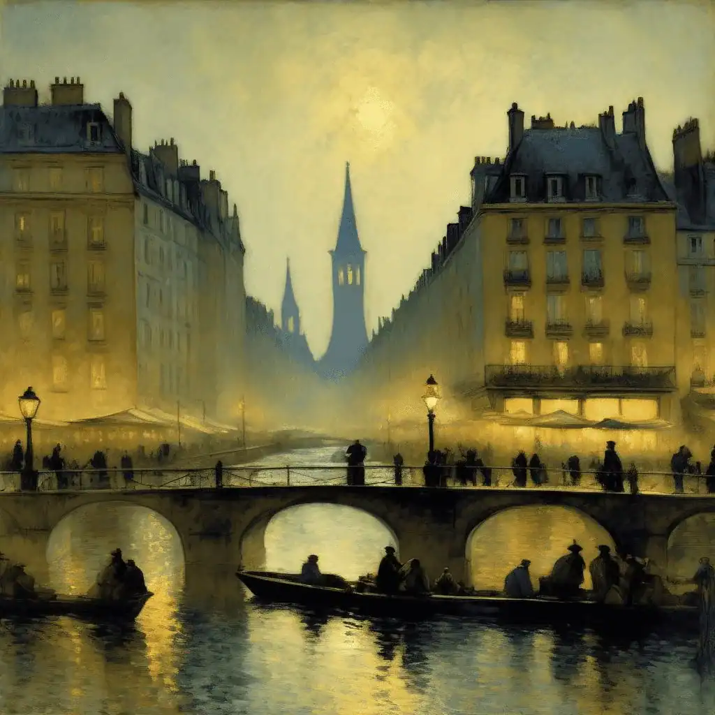 The Seine – Henry Ossawa Tanner