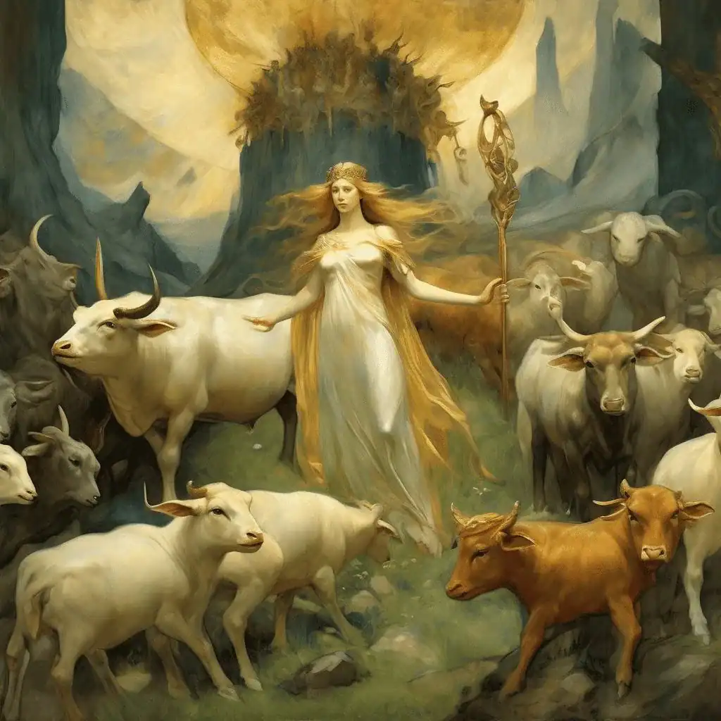 Princess and Swineherd – Magnus Enckell